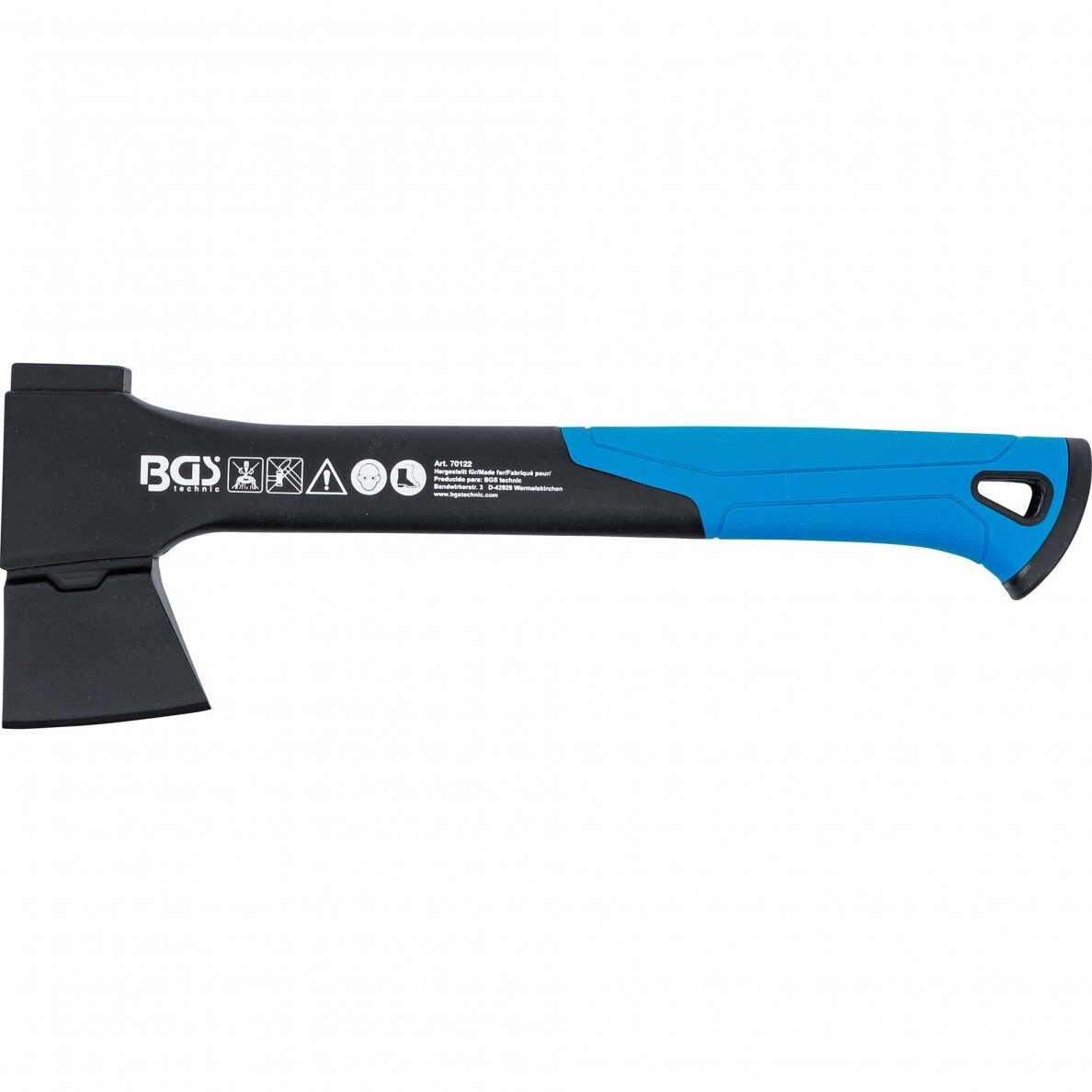Kirvis nailono pluošto rankena 410g BGS-technic 70122 Kirvis nailono pluošto rankena 410g BGS-technic 70122