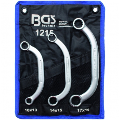 Kilpinių raktų komplektas C pusmėnulio formos 10x13-17x19 mm, "Bgs-technic" Kilpinių raktų komplektas C pusmėnulio formos 10x13-17x19 mm, "Bgs-technic"