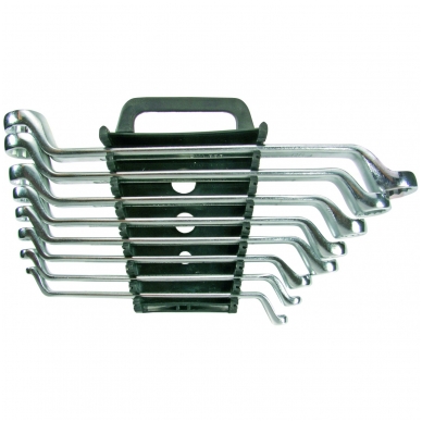 Kilpinių raktų komplektas 8 dalių DIN 838, 6x7-20x22 mm, "Bgs-technic" Kilpinių raktų komplektas 8 dalių DIN 838, 6x7-20x22 mm, "Bgs-technic"