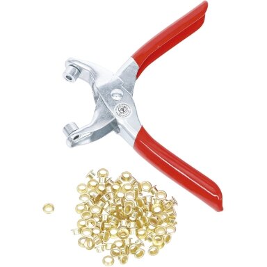 Kniedijimo replės su 100 apskritų kniedžių | 4,5 mm BGS