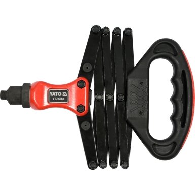 Kniediklis suspaudžiamas - Armonika 2,4-6.4mm YATO