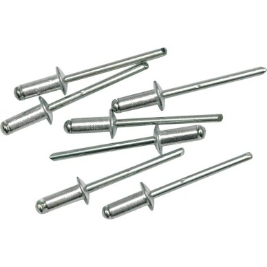 Kniedės aliumininės | 6,4 x 4, 8 mm | 50 vnt. VOREL Kniedės aliumininės | 6,4 x 4, 8 mm | 50 vnt. VOREL