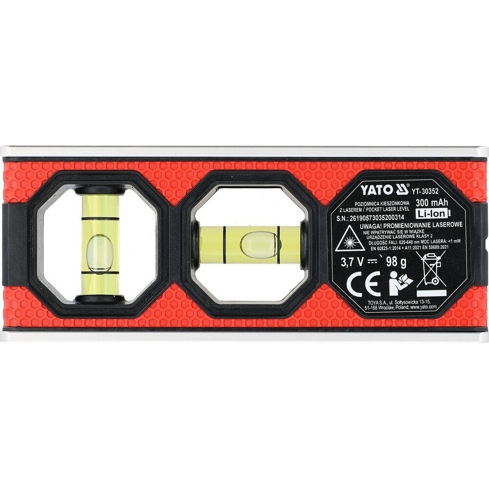 Kompaktinis mini gulsčiukas su magnetu YATO 2