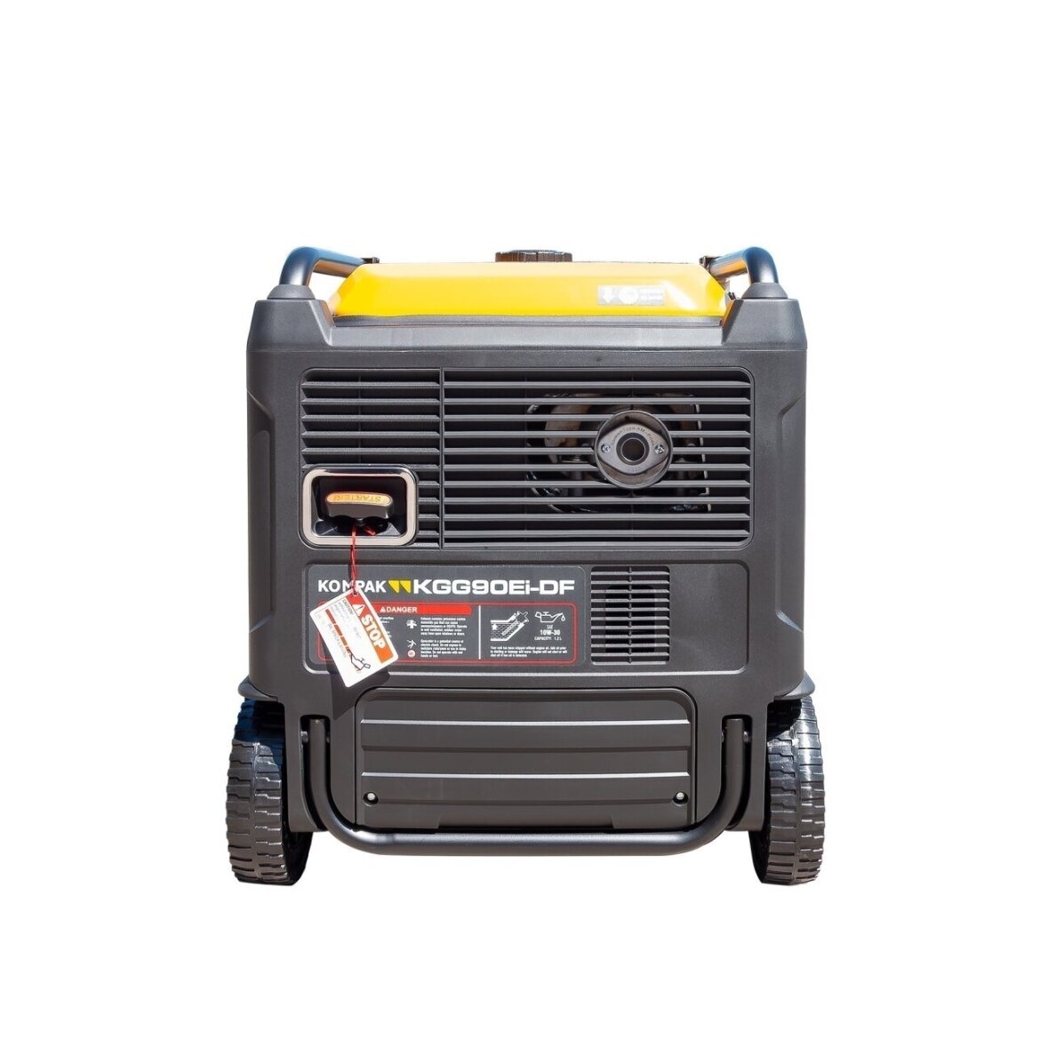 Kompak KGG90Ei-DF dvikuris trifazis inverterinis generatorius su ATS – 8,9 kW, 400/230V, benzinas / dujos 6
