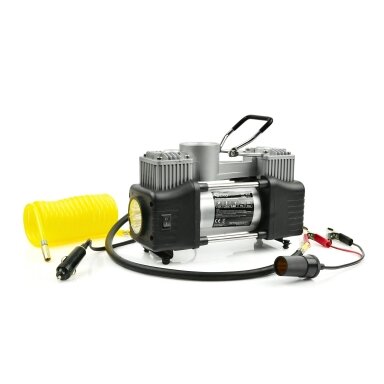 Kompresorius automobilinis 12V, 250W, 2 cilindrai GEKO G01265