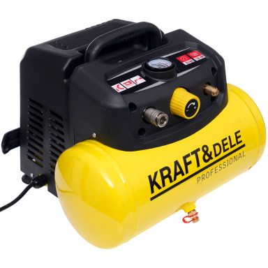Kompresorius betepalinis 6L 8bar KRAFT&DELE KD1415 Kompresorius betepalinis 6L 8bar KRAFT&DELE KD1415