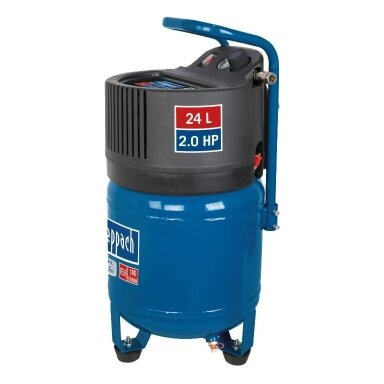 Kompresorius betepalinis vertikalus 24L, Scheppach HC24V Kompresorius betepalinis vertikalus 24L, Scheppach HC24V