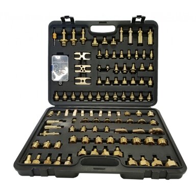 Kondicionieriaus nuotėkio testo rinkinys | žalvaris | 103 vnt. ESSEN TOOLS