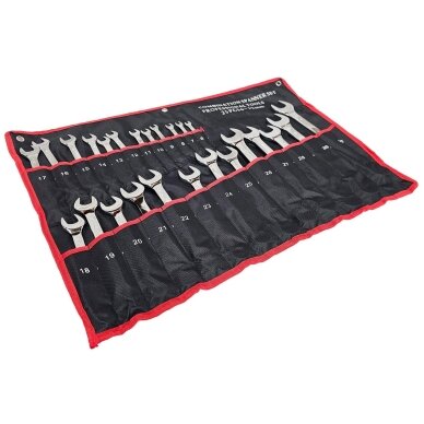 Kombinuotų raktų rinkinys | Cr-V | 6 - 32 mm | 25 vnt. ESSEN TOOLS Kombinuotų raktų rinkinys | Cr-V | 6 - 32 mm | 25 vnt. ESSEN TOOLS