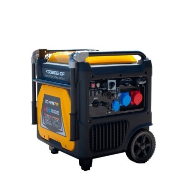 Kompak KGG90Ei-DF dvikuris trifazis inverterinis generatorius su ATS – 8,9 kW, 400/230V, benzinas / dujos 5