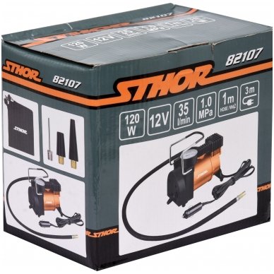 Kompresorius automobilinis 12V / 120W STHOR 2 Kompresorius automobilinis 12V / 120W STHOR 2