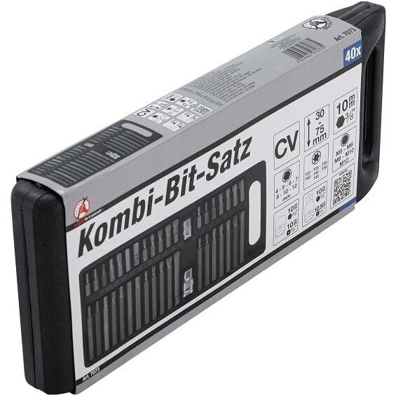 Kombinuotas antgalių rinkinys 40vnt. Kraftmann 2 Kombinuotas antgalių rinkinys 40vnt. Kraftmann 2