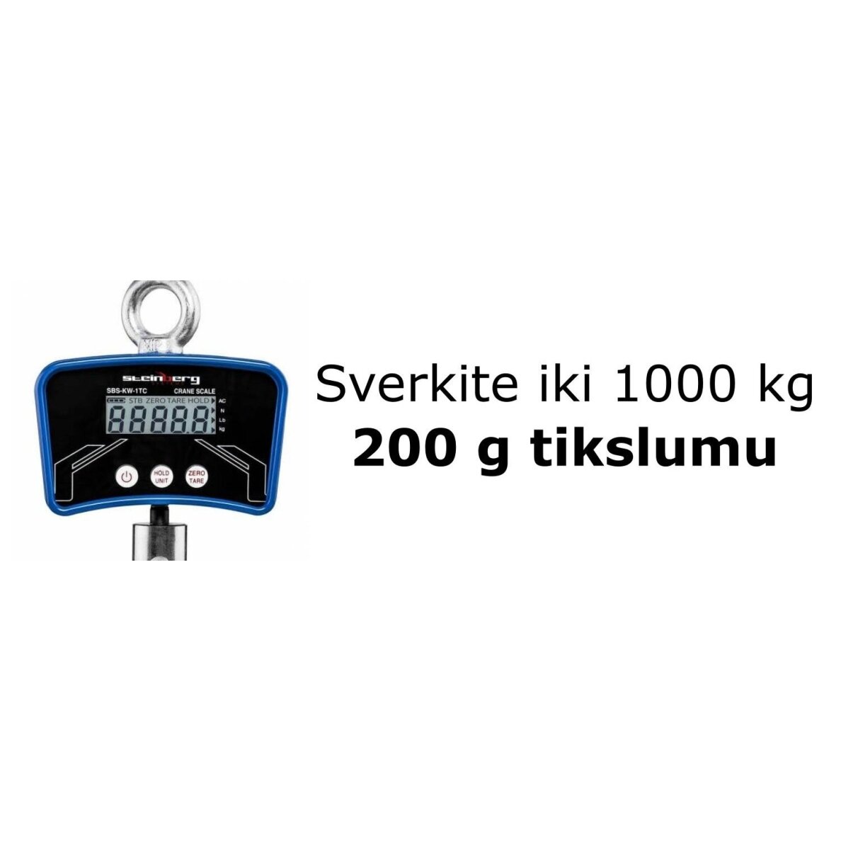 Kraninės svarstyklės 1000kg Steinberg Systems KW1TC 7 Kraninės svarstyklės 1000kg Steinberg Systems KW1TC 7
