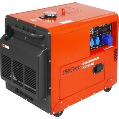 Dyzelinis generatorius KRAFT&DELE KD3242 7 kW su ATS, 230V Dyzelinis generatorius KRAFT&DELE KD3242 7 kW su ATS, 230V