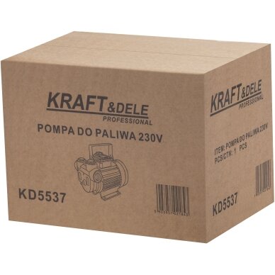 Elektrinis kuro siurblys KRAFT&DELE KD5537 60 l/min, 230 V 4