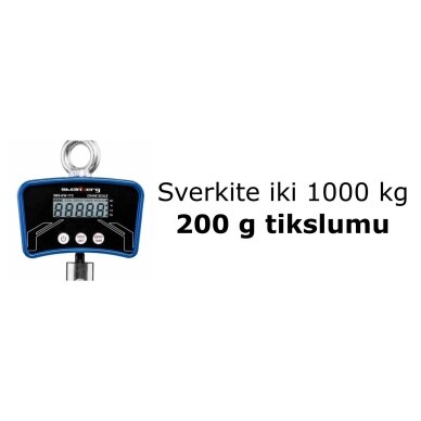 Kraninės svarstyklės 1000kg Steinberg Systems KW1TC 7 Kraninės svarstyklės 1000kg Steinberg Systems KW1TC 7
