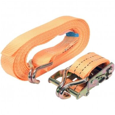 Krovinio tvirtinimo diržas su terkšliniu įtempėju 1000/2000 DAN 38mm/6m 2dalių Vorel Krovinio tvirtinimo diržas su terkšliniu įtempėju 1000/2000 DAN 38mm/6m 2dalių Vorel