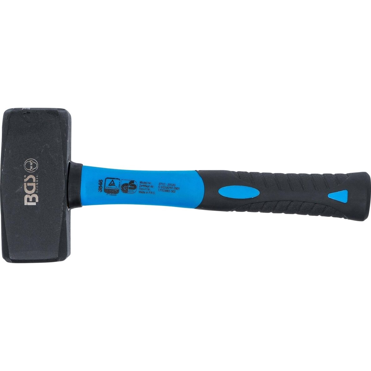 Kūjis stiklo pluošto rankena DIN 6475 2000 g 3846 BGS Technik 4