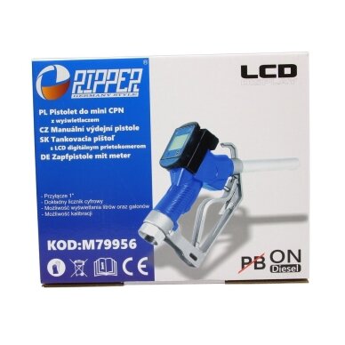Kuro pistoletas su LCD skaitikliu RIPPER M79956 6 Kuro pistoletas su LCD skaitikliu RIPPER M79956 6