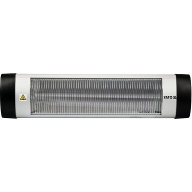 Kvarcinis infraraudonųjų spindulių šildytuvas 2000W su termostatu YATO YT-99530 Kvarcinis infraraudonųjų spindulių šildytuvas 2000W su termostatu YATO YT-99530