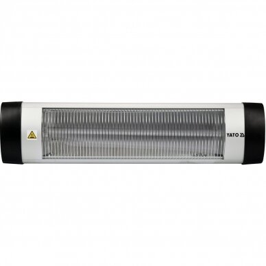 Kvarcinis infraraudonųjų spindulių šildytuvas 2000W su termostatu YATO YT-99530 1 Kvarcinis infraraudonųjų spindulių šildytuvas 2000W su termostatu YATO YT-99530 1