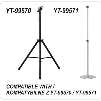 Kvarcinis infraraudonųjų spindulių šildytuvas 2000W su termostatu YATO YT-99530 4 Kvarcinis infraraudonųjų spindulių šildytuvas 2000W su termostatu YATO YT-99530 4