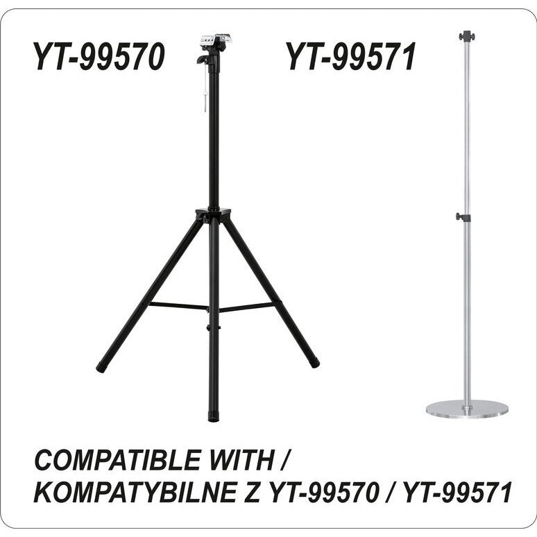 Kvarcinis infraraudonųjų spindulių šildytuvas 2000W su termostatu YATO YT-99530 4 Kvarcinis infraraudonųjų spindulių šildytuvas 2000W su termostatu YATO YT-99530 4