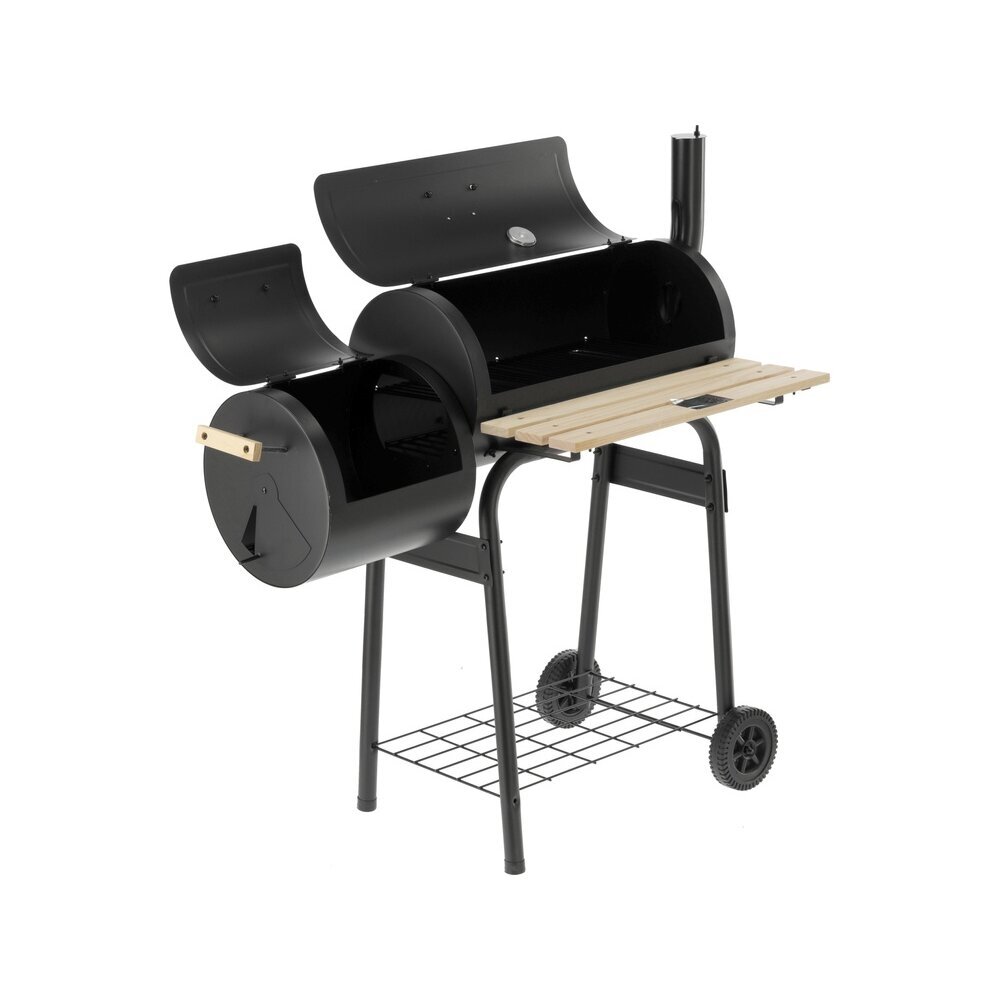 Lauko kepsninė / grilis su dūmine XXL 64 x 37 cm Lauko kepsninė / grilis su dūmine XXL 64 x 37 cm