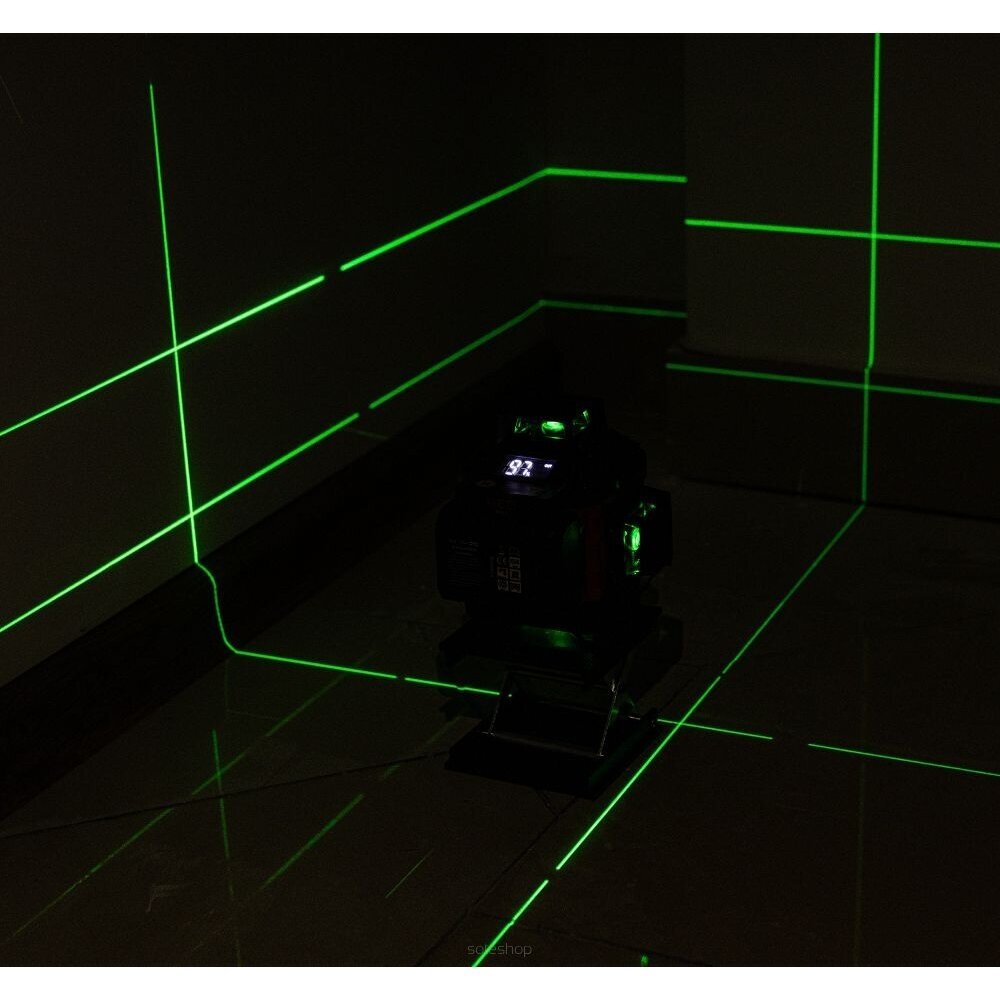 Lazerinis nivelyras 4D 360 GREEN RED TECHNIC 5 Lazerinis nivelyras 4D 360 GREEN RED TECHNIC 5