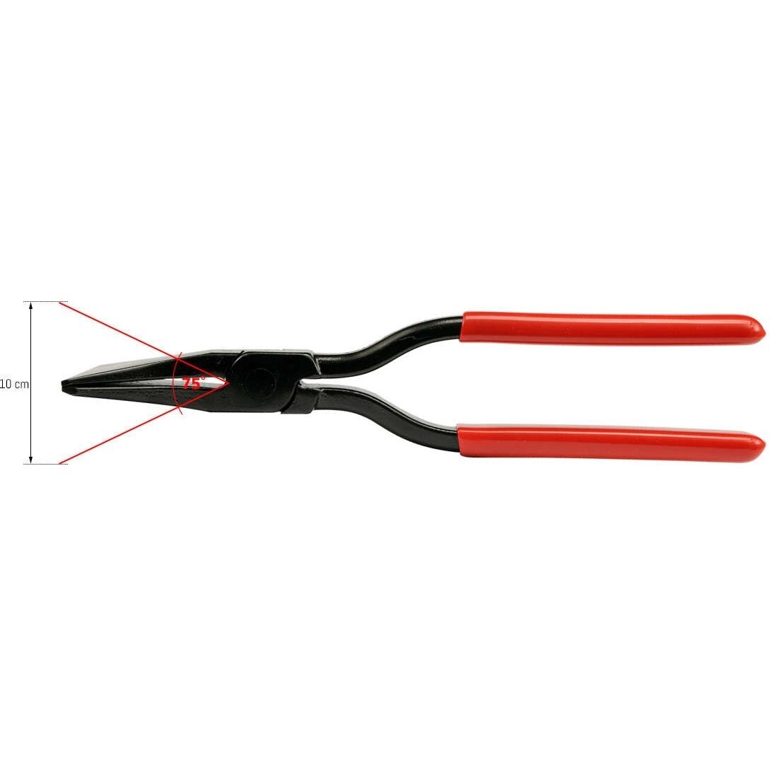 Lakštinio metalo lankstymo žnyplės | tiesios | 280 mm YATO 2