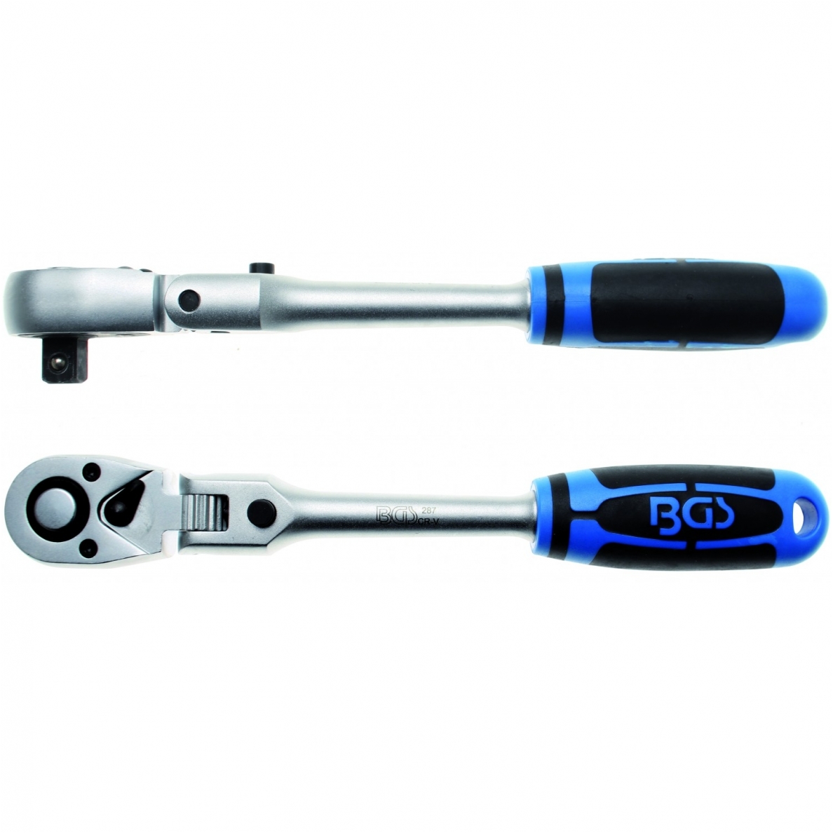 Lanksti terkšlė galvutėms (fiksuojama) 1/2" BGS Technic 1 Lanksti terkšlė galvutėms (fiksuojama) 1/2" BGS Technic 1