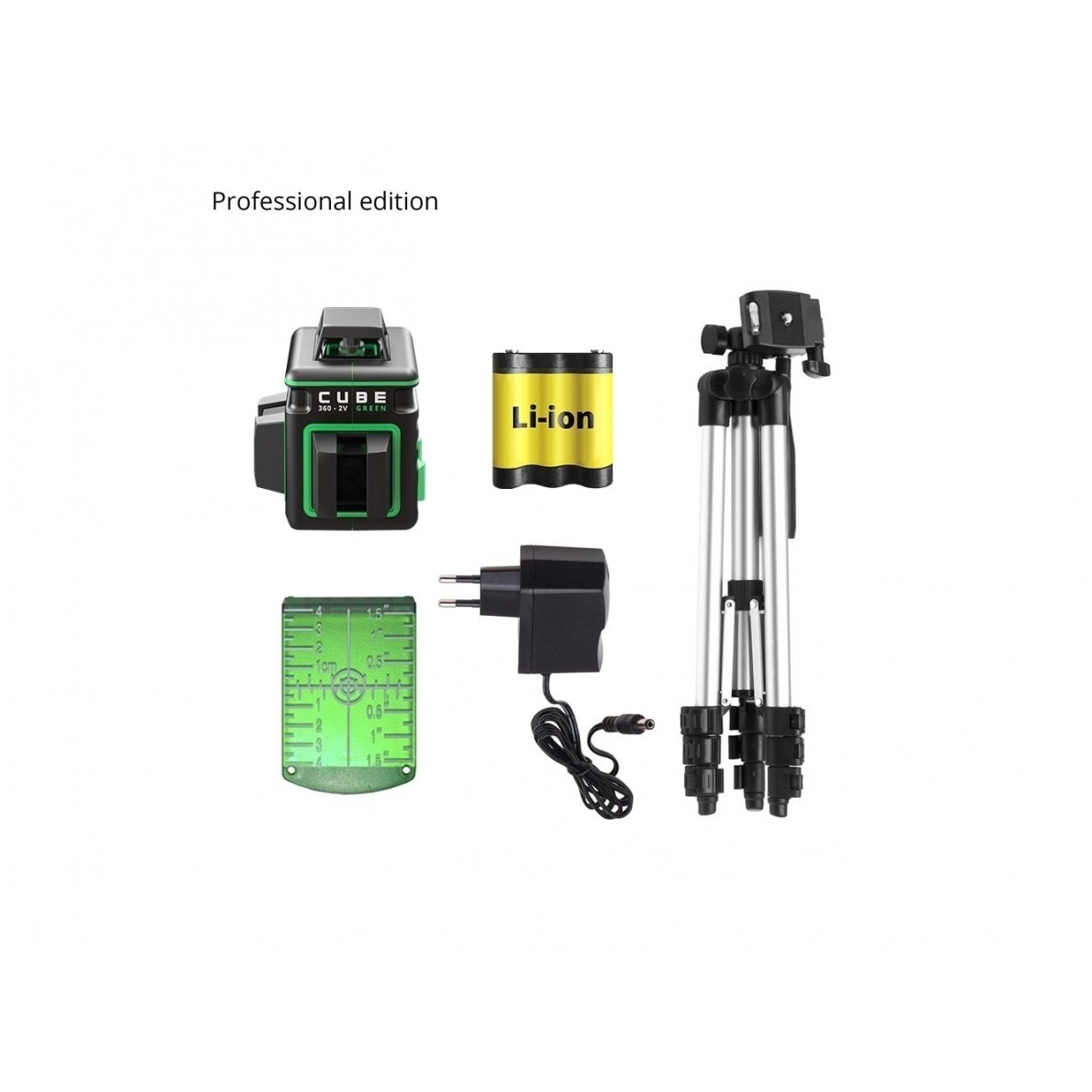 Lazerinis nivelyras ADA CUBE 360 2V GREEN Professional Edition (žalios linijos) 7 Lazerinis nivelyras ADA CUBE 360 2V GREEN Professional Edition (žalios linijos) 7