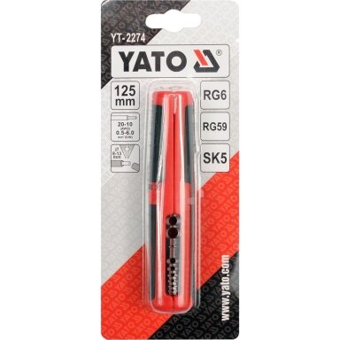Laidų nužievinimo įrankis YATO YT-2274 – 0,5–6 mm²