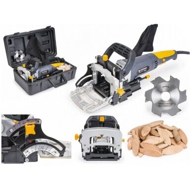 Lamelinė freza 1200W Powermat Lamelinė freza 1200W Powermat