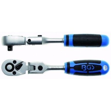 Lanksti terkšlė galvutėms (fiksuojama) 1/4" BGS Technic