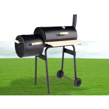 Lauko kepsninė - grilis su dangčiu ir grotelėmis 60cm Lauko kepsninė - grilis su dangčiu ir grotelėmis 60cm