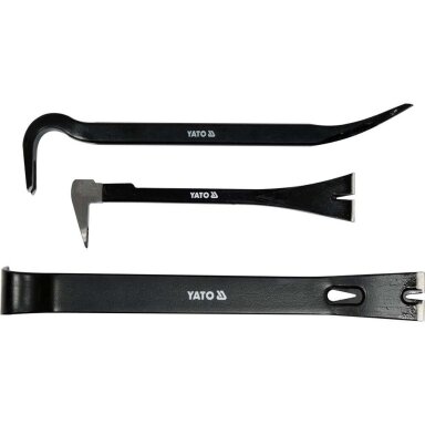 Laužtuvų, viniatraukių rinkinys 3vnt. YATO YT-47303 Laužtuvų, viniatraukių rinkinys 3vnt. YATO YT-47303