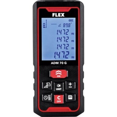 Lazerinis atstumo matuoklis FLEX ADM 70 G Lazerinis atstumo matuoklis FLEX ADM 70 G