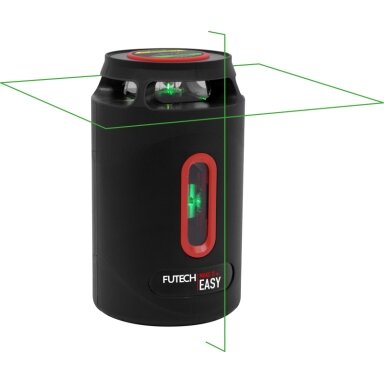Lazerinis matuoklis Futech 360°, žalias