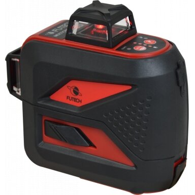 Lazerinis matuoklis Futech COMPACT 3D raudonas
