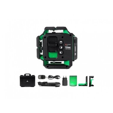 Lazerinis nivelyras ADA LaserTANK 4-360 GREEN Ultimate Edition (žalios linijos)
