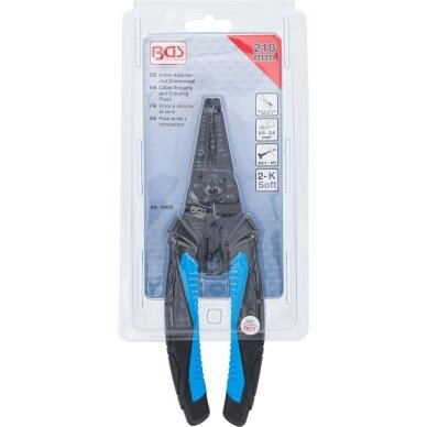 Laidų valymo ir presavimo replės | 210 mm BGS 3 Laidų valymo ir presavimo replės | 210 mm BGS 3