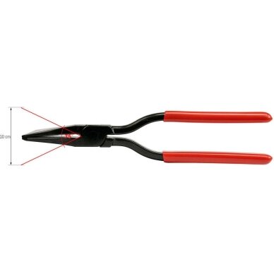 Lakštinio metalo lankstymo žnyplės | tiesios | 280 mm YATO 2