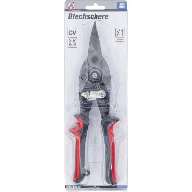 Lakštinio metalo profilio žirklės | tiesus pjovimas | 250 mm BGS 3