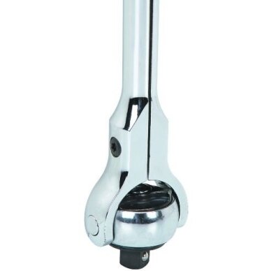 Lanksti terkšlė su T-rankena | išorinis kvadratas 6,3 mm (1/4") BGS 4
