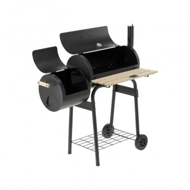 Lauko kepsninė / grilis su dūmine XXL 64 x 37 cm Lauko kepsninė / grilis su dūmine XXL 64 x 37 cm