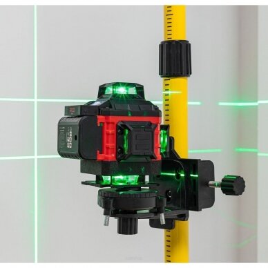 Lazerinis nivelyras 4D 360 GREEN RED TECHNIC 4 Lazerinis nivelyras 4D 360 GREEN RED TECHNIC 4