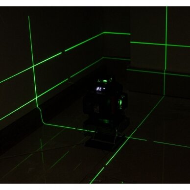 Lazerinis nivelyras 4D 360 GREEN RED TECHNIC 5 Lazerinis nivelyras 4D 360 GREEN RED TECHNIC 5