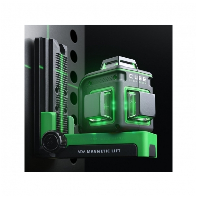 Lazerinis nivelyras ADA CUBE 3-360 GREEN Ultimate Edition (žalios linijos) 12 Lazerinis nivelyras ADA CUBE 3-360 GREEN Ultimate Edition (žalios linijos) 12