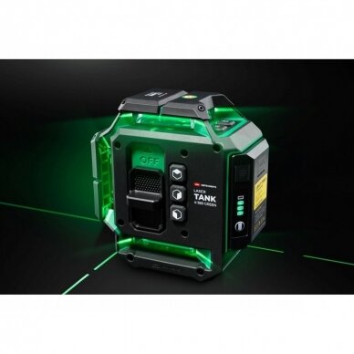 Lazerinis nivelyras ADA LaserTANK 4-360 GREEN Ultimate Edition (žalios linijos) 18 Lazerinis nivelyras ADA LaserTANK 4-360 GREEN Ultimate Edition (žalios linijos) 18